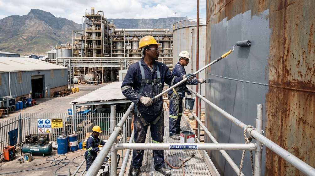 Professional factory painting contractors in Yzerfontein - industrial coating specialists